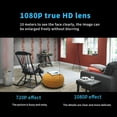 thumbnail image 3 of Yazoeia Door Viewer, 1080P 2MP AI Human Detection Night Vision 120 Degree Wide Angle Loop Recording Door Viewer for HomeEye App, Up to 256G Memory Card (128G) CJC912-186672, 3 of 9