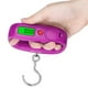 thumbnail image 4 of Naiovety Mini báscula para equipaje, pantalla LCD portátil, 50 kg, báscula electrónica ligera de resistencia al impacto para el mercado Accesorios para electrodomésticos rojo púrpura, 4 of 5