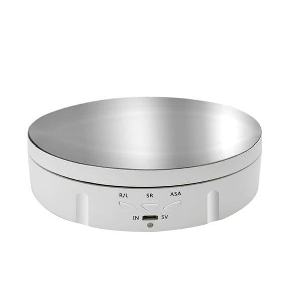 Tocadiscos giratorio de control remoto Matsuzay de plástico blanco