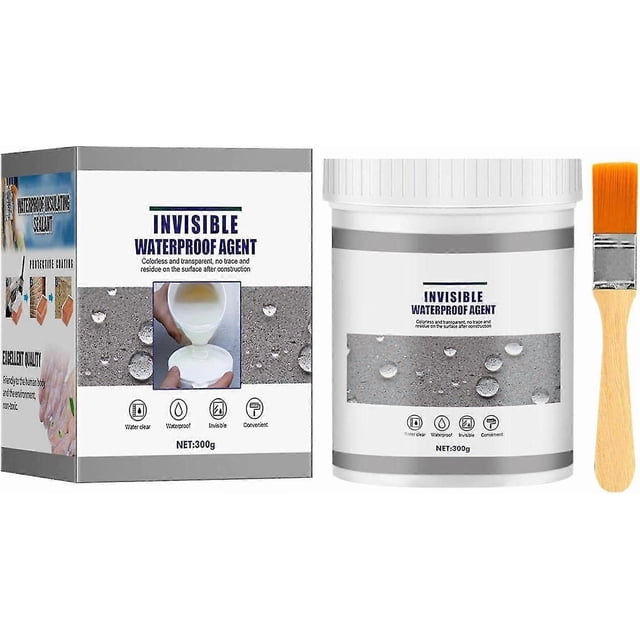 Waterproof Agent Sealant, Waterproof Agent, Super Strong Invisible Leak Repair Glue, Anti-leaking Sealant Spray With Brush, Waterproof Coating For Roo