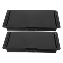 Hemoton 2pcs Slide Out Drawer Pencil Holder Under Desk Organizer for Kitchen, Office, Home Storage Containers for Stationery Supplies