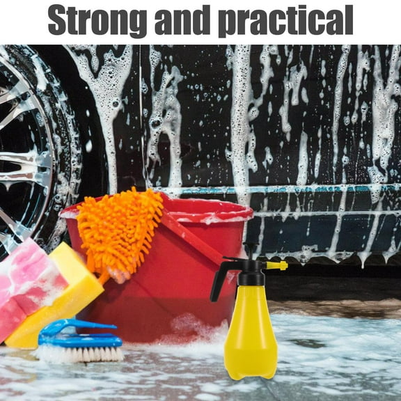 Masteelf Foam Sprayer Hand Pump Foam Sprayer For Car Wash Portable Pressure Spray Bottle 1.8 L Foaming Pump Sprayer For Car Detailing And Cleaning