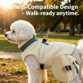 thumbnail image 6 of Fleece Dog Vest With Back Zipper And D-Ring Casual Style For Small To Medium Dogs Winter Walks, Lightweight And Warm Thermal Pet Jacket Easy To Clean For Cold Weather, Soft Warm, 6 of 7