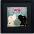 thumbnail image 1 of Trademark Fine Art "Doodle Wine" Canvas Art by Ryan Fowler, Black Matte, Black Frame, 1 of 4