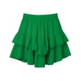 thumbnail image 6 of Fewfanhot Womens Skirts Casual Boho Ruffle Tiered Skorts High Waist Mini Skirts Golf Tennis Shorts, 6 of 7