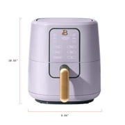 Beautiful 3 Qt Air Fryer with TurboCrisp Technology, EverGood Ceramic Nonstick Coating, Lavender by Drew Barrymore