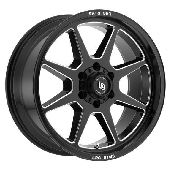22" Black With Natural Accents Blade Series Wheel by LRG Wheels 11522036924N