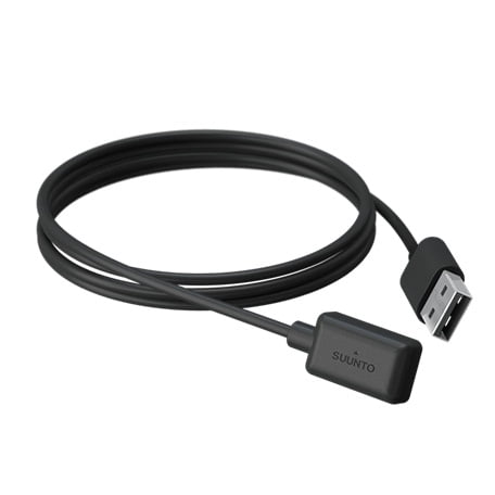 Suunto Câble de Charge Magnétique USB Noir