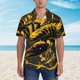 thumbnail image 2 of Balery Urban Graffiti Scorpion Illustration Camisas hawaianas de manga corta para hombre, camisas playeras de corte holgado, camisas de vacaciones con botones,Large, 2 of 7