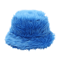 thumbnail image 2 of Unisex Winter Fluffy Faux Fur Bucket Hat Thick Warm Plush Fisherman Cap Outdoor Ear Protection Hat, 2 of 5