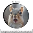 thumbnail image 2 of Heavy Duty Spare Tire Cover Funny Squirrel Polyester Universal Spare Wheel Tire Cover Wheel Covers Vintage Animal Squirrel Tire Cover Universal Fit for Trailer SUV Truck Camper Travel Trailers 13inch, 2 of 8
