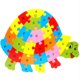 thumbnail image 2 of Madera ABC Letras Alfabeto Animal Puzzle Jigsaw en edad preescolar Aprendizaje de juguete perfke Alfabeto del rompecabezas, 2 of 2