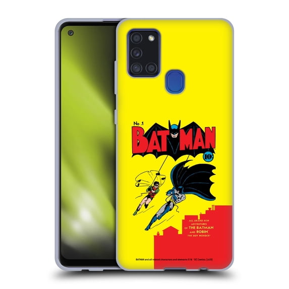 Head Case Designs Officially Licensed Batman DC Comics Famous Comic Book Covers Robin Number 1 Soft Gel Case Compatible with Samsung Galaxy A21s (2020)
