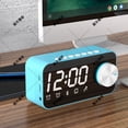 thumbnail image 4 of sruoe Alarm Clock, Digital Clocks, Clock Alarm Bedside, Clock Alarm Radio, Clock Alarm Digitalalarm, Digital Clock Bluetooth Audio, Heavy Sleepers Alarm Clock, Plastic, 4 of 4
