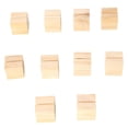 thumbnail image 4 of 10 PCS Rustic Natural Wood Square Business Card and Table Number Holders Wooden Memo Menu Holders, 4 of 7