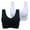 White+Black, variant on M-6XL U-shaped Beauty Back Sports Bra Solid Yoga Running Vest Bra Wire Free Workout Fitness Bralettes One-piece Sports Crop Tops， 2 Pack
