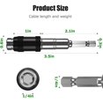 thumbnail image 3 of Electric Screwdriver Bit Set Drill Head 0-20° Angle Magnetic Screw Drill Tip Power Tool Attachments Repair Accessories, 3 of 4