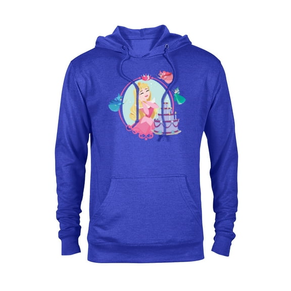 Disney Princess Aurora Sleeping Beauty Birthday - Pullover Hoodie for Adults - Customized-Royal