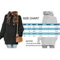 thumbnail image 6 of MOSHU Oversized Sweaters for Women Cable Knit Chunky Pullover Sweater, 6 of 10