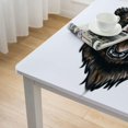 thumbnail image 5 of Awypu Don Poke Papa Bear Or Mama Bear Grouchy Bear Waterproof Resistant Fabric Square Tablemat 100% Polyester Fiber 36*36, 5 of 8