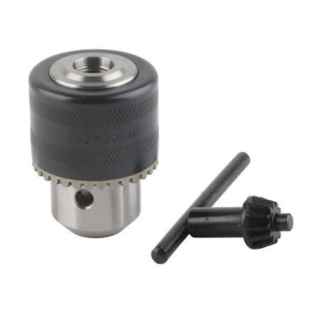 

1.513mm Capacity Drill Chuck Mount 1/220UNF Impact Driver Bit Converter Quick Connect Adapter Conversion with Key