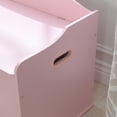 thumbnail image 5 of KidKraft KidKraft Austin Wooden Toy Box/Bench with Safety Hinged Lid - Pink, 5 of 6