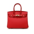 thumbnail image 1 of Sac à Main Élégant pour Femmes - Cuir de Vachette Premium, Style Polyvalent pour Toute Occasion, Sophistication Intemporelle & Mode-30cm-Rouge Vif, 1 of 8