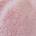 thumbnail image 3 of NAISIBABY Faux Fur Coat for Girls, Super Soft Warm Fuzzy Buttons Winter Dress Plush Parka Outwear Pink 7T, 3 of 5