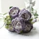 thumbnail image 1 of Ramo de flores de seda de peonía artificial | Arreglo floral falso realista | Vibrante centro de mesa decorativo para bodas en el jardín de la oficina en el hogar | 2 Ramos de flores | 5 cabezas, 1 of 6