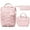 Pink, variant on 4 PCS Kids Backpacks with Lunch Box Pencil Case & Earphone Bag, Lightweight School BookBag Set for Teen Girl Travel Student, Pink