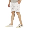 thumbnail image 4 of Inkmeso Casual Cotton PrintedShorts For Mens Summer Elastic Waist Classic Everyday Shorts, 4 of 7