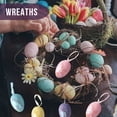 thumbnail image 5 of Sequin Easter Eggs Hanging Ornaments 3 inches for Spring Birthday Tree Wreath Table Bowl Scatter Home Kitchen Party Favors DIY Craft Basket Filler Indoor Decoration Gift Supplies Set of 6, 5 of 7