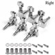 thumbnail image 1 of RV Juego de 6 clavijas de afinación de guitarra (3L + 3R) - Cuerda de bloqueo con relación 1:15, clavijas de afinación con llave sellada, repuesto para guitarras eléctricas o acústicas estilo LP, SG, TL Rojo Verde, 1 of 5