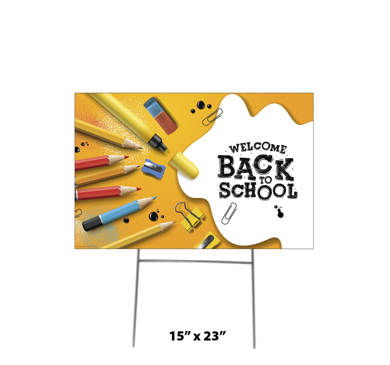 Back to School Yard Sign