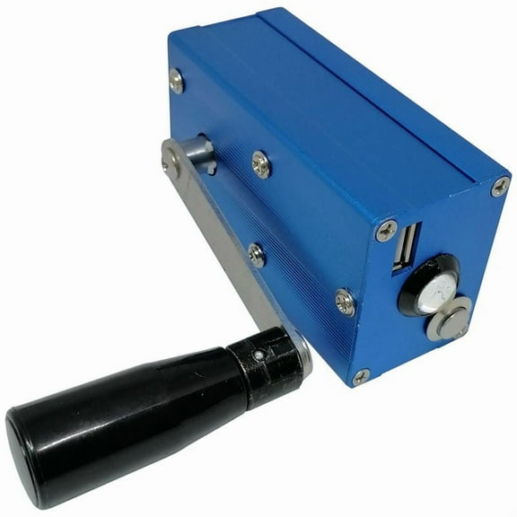 Hand-cranked Generator Mobile Phone Charger Portable Power Supply With COB Light