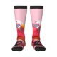 thumbnail image 1 of Fotbe Colorful Cartoon Biplane Calcetas Divertidas Estampadas para Hombre y Mujer, Calcetas de Algodón hasta la Rodilla para Caminar, Correr, Enfermería y Embarazo, 1 of 6