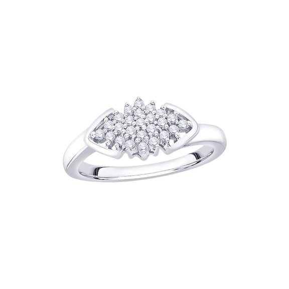 KATARINA Diamond Fashion Ring in 14K White Gold (1/4 cttw, I-J, I1-I2) (Size-6)