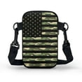 thumbnail image 2 of XYZCANDO Camo American Flag Fourth of July Small Phone Messenger Purse for Womens Lightweight Cellphone Handbag Single Shoulder with Pockets Mini Crossbody Bag Stylish Coin Bag, 2 of 7