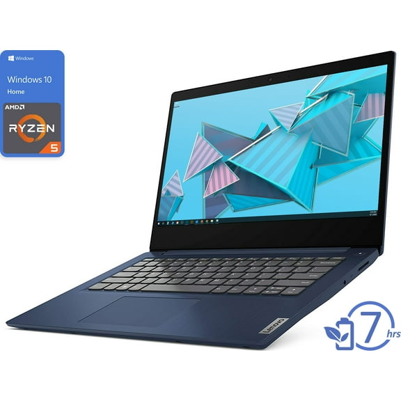Lenovo IdeaPad 3 Notebook, 14" FHD Display, AMD Ryzen 5 3500U Upto 3.7GHz, 8GB RAM, 256GB NVMe SSD, Vega 8, HDMI, Card Reader, Wi-Fi, Bluetooth, Windows 10 Home (81W0003QUS)