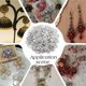 thumbnail image 3 of 10 estilos de tapas de cuentas de filigrana y flores de hierro, tapas espaciadoras de metal para aretes, pulseras y collares - Fabricación de joyas DIY, platino, 3 of 6