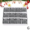 thumbnail image 3 of Bolas de terciopelo para decoración navideña, adornos de bolas de Navidad, bolas de árbol resistentes, colores vivos, bolas de terciopelo para árboles de Navidad D3L8, 3 of 5