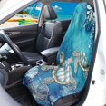 thumbnail image 3 of XYZCANDO Terry Cloth Car Seat Covers Easy to Clean, Compatible with Van Automotive, Car Seat Towel Cover Fit for Cars Sedans(Turtle Pattern Design 1 Pack), 3 of 7