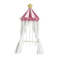 thumbnail image 3 of Colgador de almacenamiento de pinzas para el cabello, soporte para moños, lindo colgante de pared para dormitorio de niñas Rosa, 3 of 9