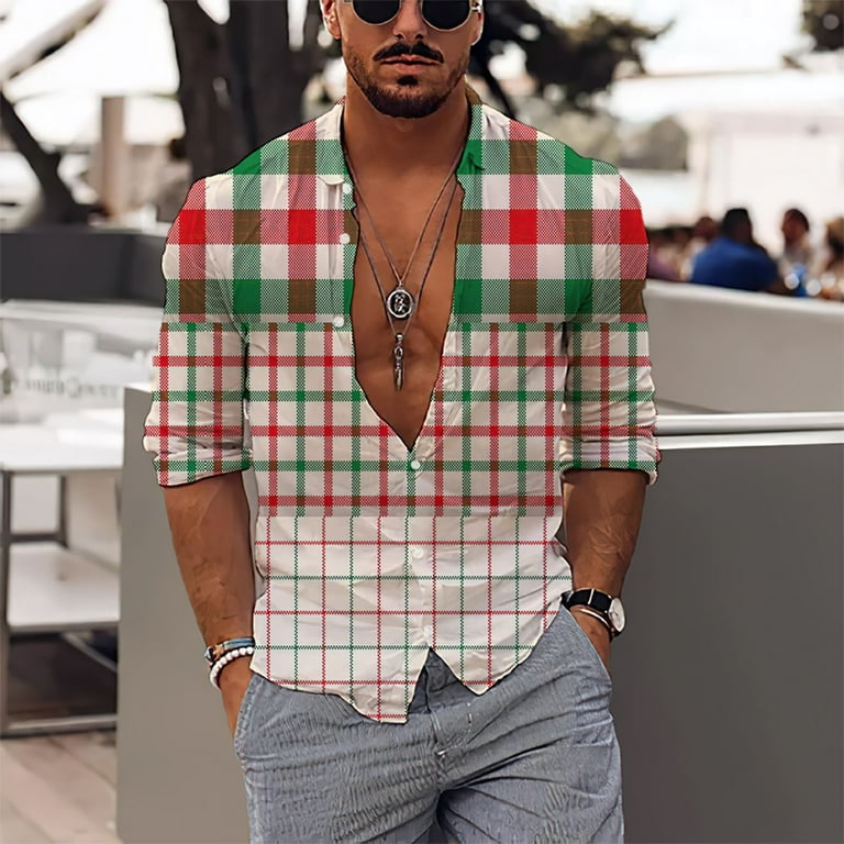 Cathalem Casual Shirts for Men Fashion Men's Shirt - Comfort