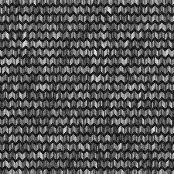 Ahgly Company Indoor Square Patterned Charcoal Black Area Rugs, 4' Square
