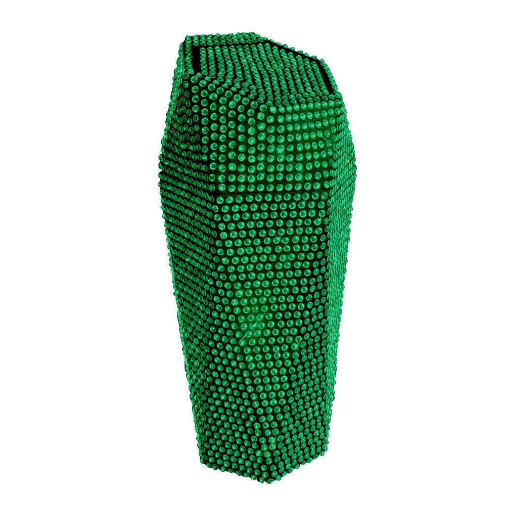 Uposao Bling Rhinestone Auto Garbage Can Creative Cute Diamond