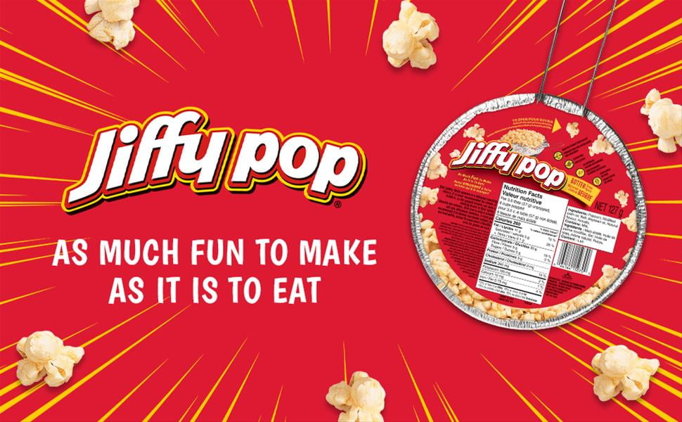 Maïs soufflé au beurre de JiffyMD Pop 127 g