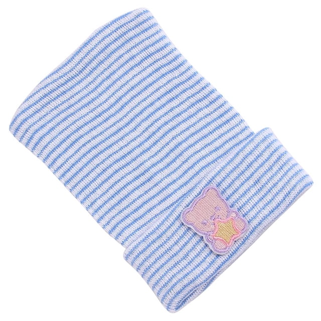 Gorro de bebe Perfecl Beanie Recién nacido suave lindo para niños Niñas Azul 11x9cm