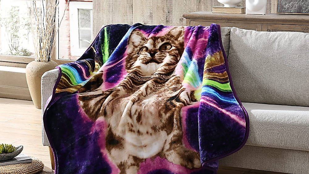 Wild Frontier Unicorn Throw Blanket Pink Standard Throw Walmart