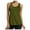 Army Green, variant on AOMPMSDX Tank Tops For Women Workout Sports Running Mesh Yoga Training Army Green Sleeveless Basic Camisole Top L